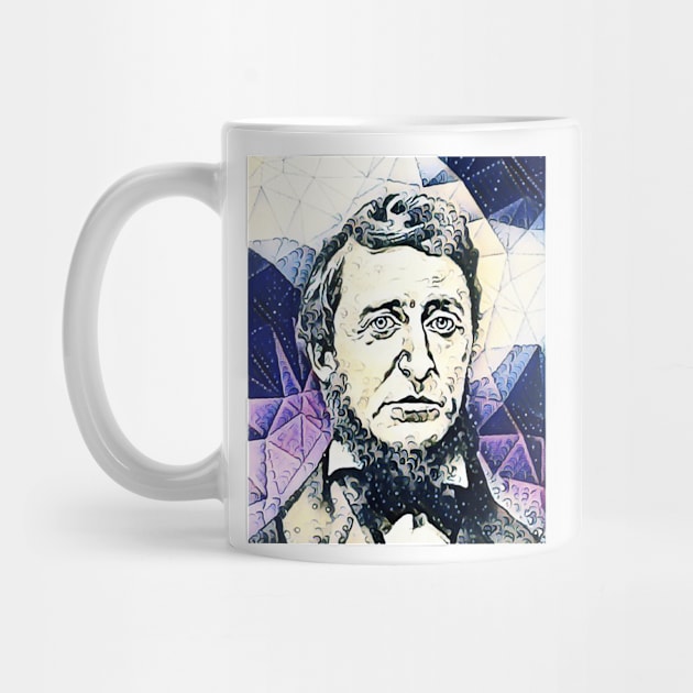 Henry David Thoreau Portrait | Henry David Thoreau Artwork 14 by JustLit
